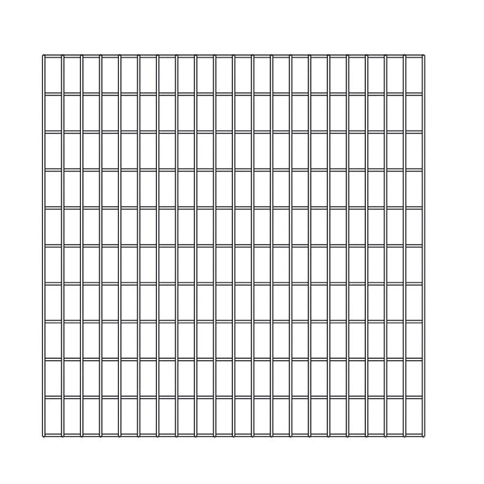 Gabionen-Gitter Zink-Alu MW 50x100 mm