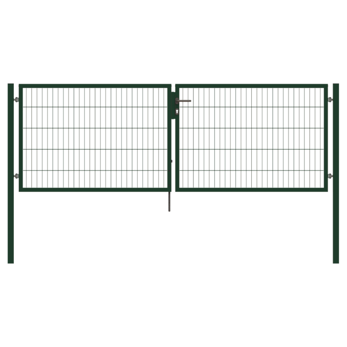 Zauntor Standard 2-flg. mit Doppelstabfüllung