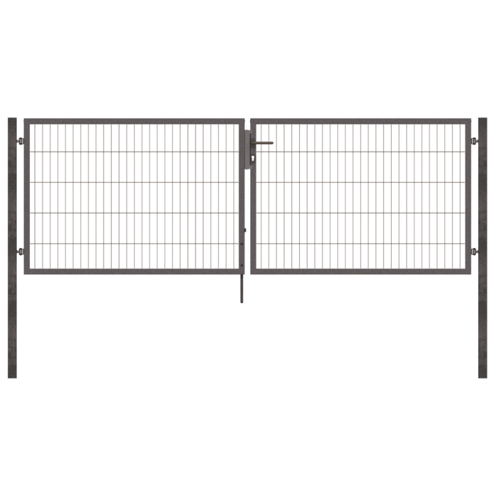 Zauntor Standard 2-flg. mit Doppelstabfüllung