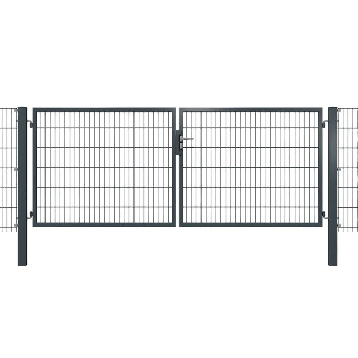 Zauntor Standard 2-flg. mit Doppelstabfüllung