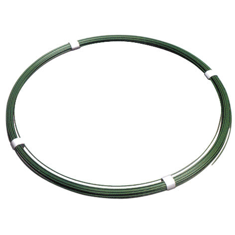 Spanndraht Grün, PVC-beschichtet – 3,4 Mm Durchmesser, 26 M Länge